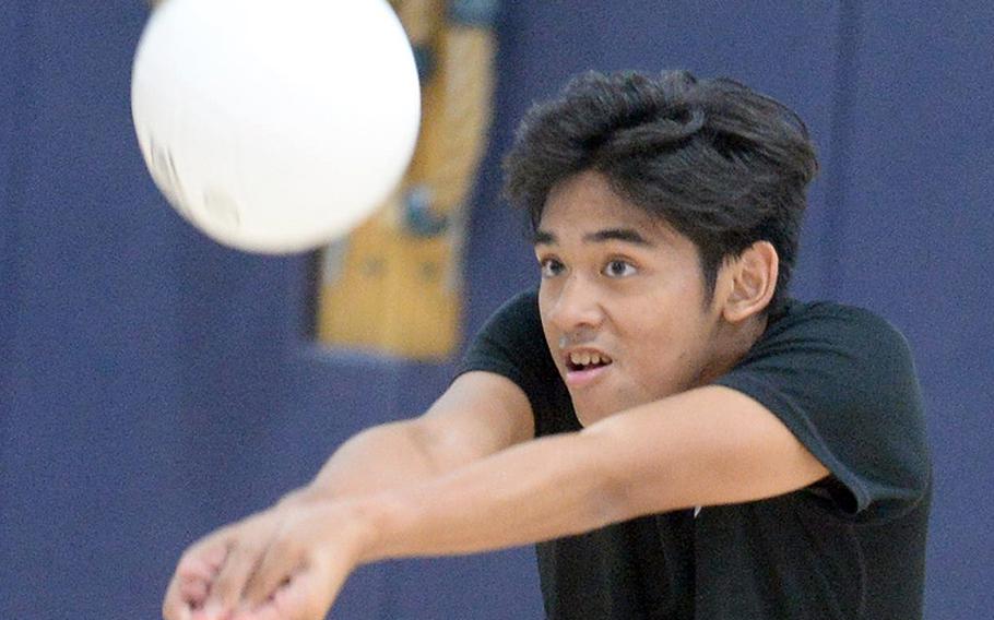 Sophomore Troy Abinsay will play libero for Osan's boys volleyball team.