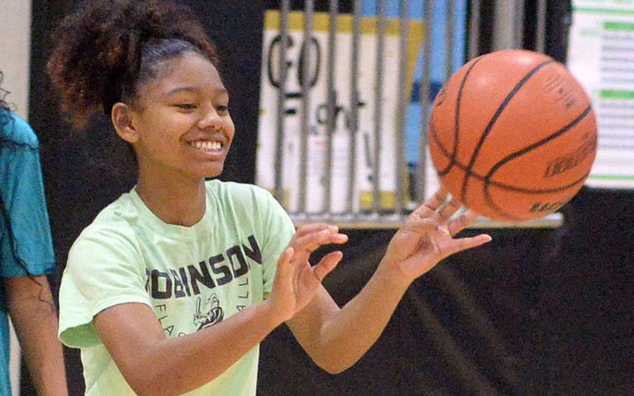 Senior Anayah Reyes returns at point guard for Humphreys' girls.