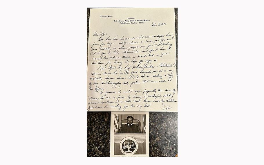 Felder sent a birthday card to Kris Olson, now Kris Feeney, in 1977 and enclosed this letter and photograph.