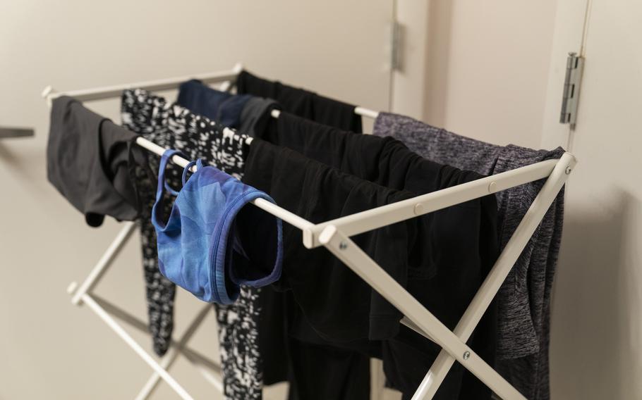 Air drying saves energy and helps your clothes last longer. 