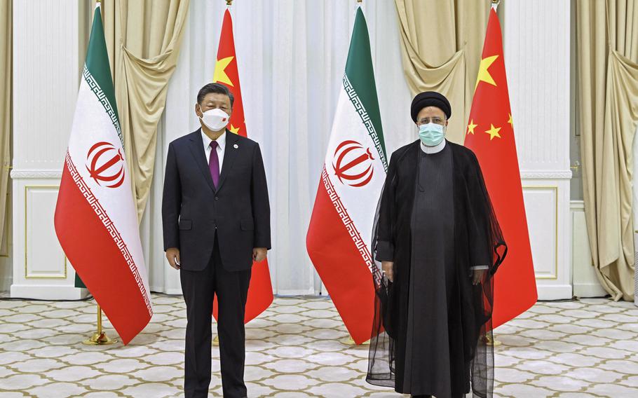 Iran president to visit China to shore up ties | Stars and Stripes