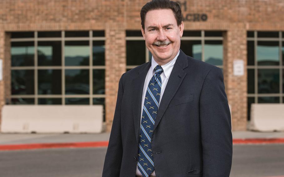 Judge James Martin is pictured in front of the Doña Ana County Third Judicial District Court in Las Cruces on Wednesday, May 26, 2021.