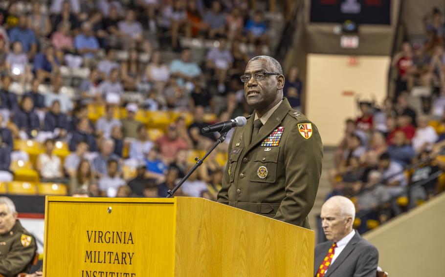 Retired Army Maj. Gen. Cedric T. Wins is VMI’s first Black superintendent in the school’s nearly 184-year history.