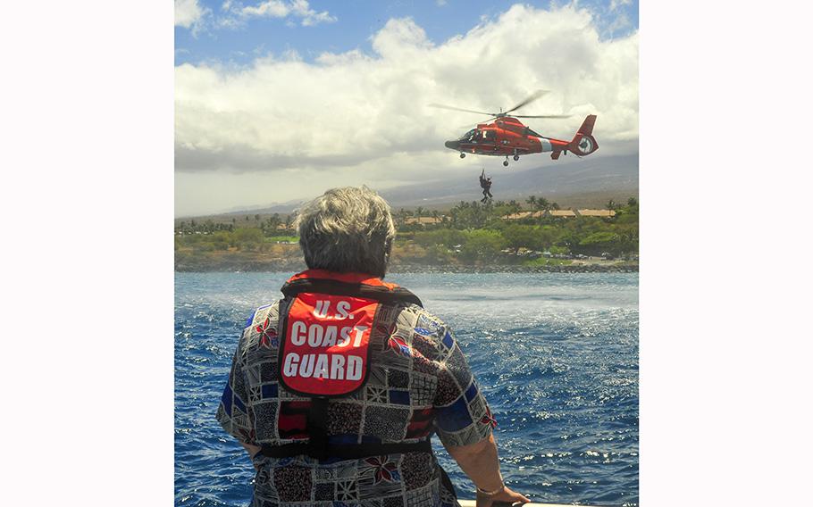 A boating safety demonstration is conducted near Kihei Boat Ramp, on Maui, Hawaii, on May 23, 2010.