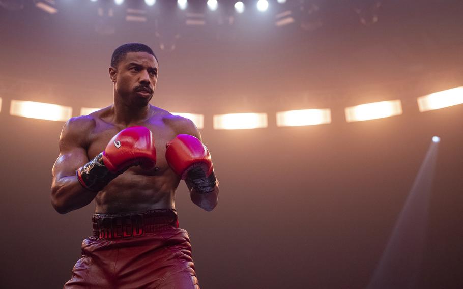 Michael B. Jordan returns to the boxing ring as Adonis Creed in “Creed III.” The film is also Jordan’s directorial debut.