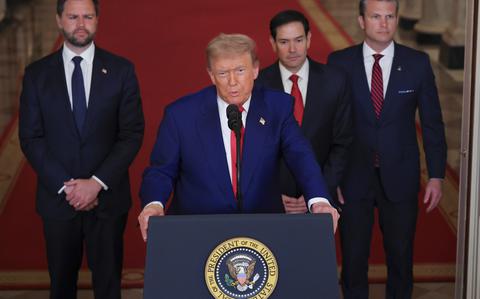 Trump says Iran and Israel to have phased-in ceasefire over 24 hours