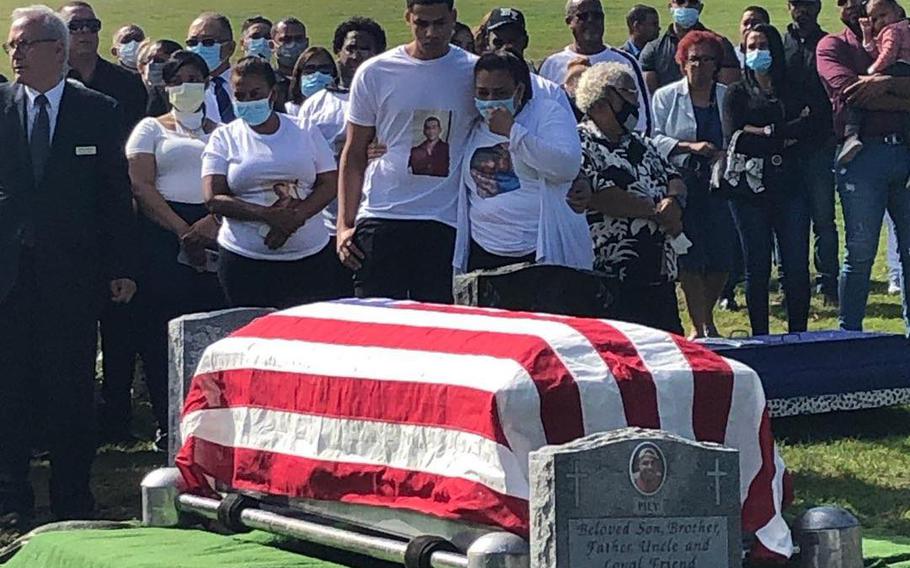 Anthony Muñoz died on Sept. 7, 2021, on his first day of boot camp at Parris Island, S.C. A funeral and burial at St. Mary’s Cemetery in Lawrence, Mass., with full military honors were held on Sept. 25. 