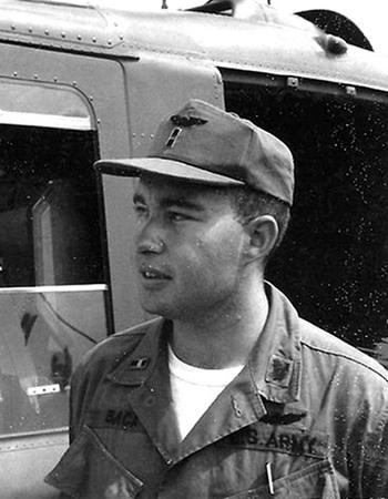 Warrant Officer Tom Baca co-piloted an unarmed Huey helicopter to rescue U.S. and South Vietnamese forces being ambushed by about 650 enemy fighters on May 14, 1967. 