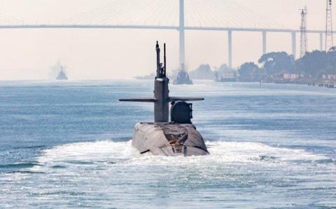 Een zeldzame aankondiging onthult de inzet van een onderzeeër van de Ohio-klasse bij het Amerikaanse Centrale Commando