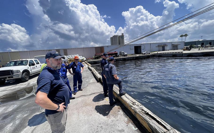 A crude oil spill at Port Manatee, Fla., has contaminated more than 19,000 gallons of water, the U.S. Coast Guard said.