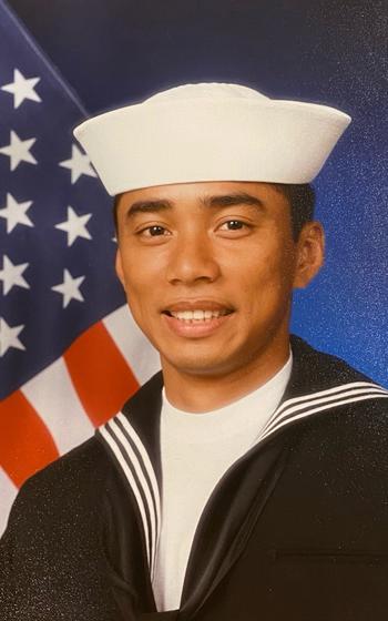 Jules Amores, seen early in his career, enlisted in the Navy on March 13, 1992, as part of the last group of recruits to participate in a program that brought more than 35,000 Filipino men into the U.S. Navy. He retired Friday, March 25, 2022, after 30 years of service.