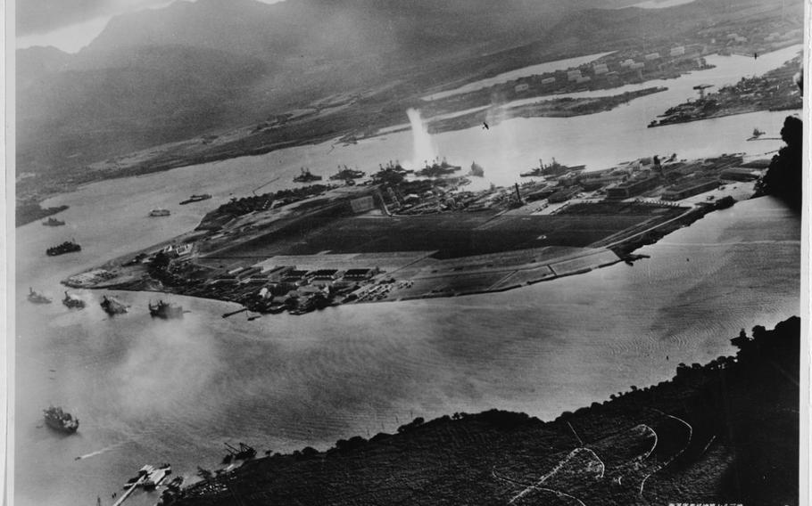 A view of the attack from above.