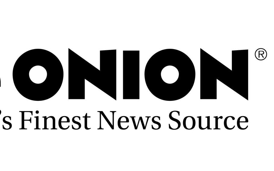 This image released by The Onion shows the logo for the comedy site. The Onion, now based in Chicago, has a staff of 20 people. 