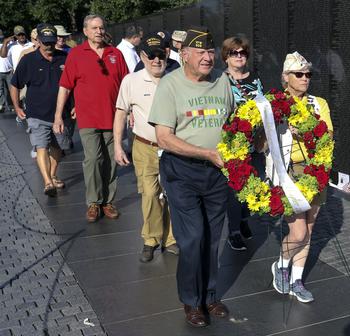 Memorial Day at the Vietnam Veterans Memorial in Washington, D.C., May 30, 2022.
