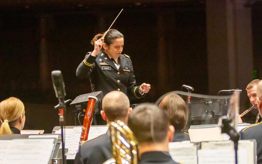 As Officer in Charge of the U.S. Army Chorus, Bonnie Alger is responsible for knowing the health and welfare of all the soldiers and their families within the group and assisting the unit’s supply team with their monthly inventories.