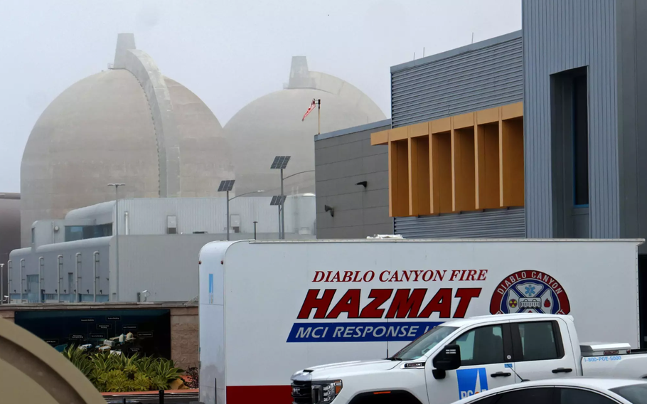 The Diablo Canyon nuclear power plant