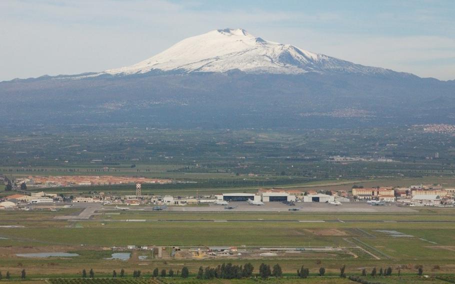 Italy’s Naval Air Station Sigonella was hit by a severe storm over the weekend. Winds and rain caused power outages, and families living at the installation were ordered to boil their water. 