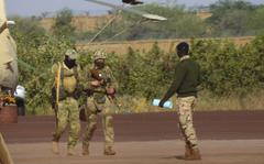 This undated photograph handed out by French military shows Russian mercenaries, in northern Mali. Russia has engaged in under-the-radar military operations in at least half a dozen countries in Africa in the last five years using a shadowy mercenary force analysts say is loyal to President Vladimir Putin. The analysts say the Wagner Group of mercenaries is also key to Putin's ambitions to re-impose Russian influence on a global scale. (French Army via AP)