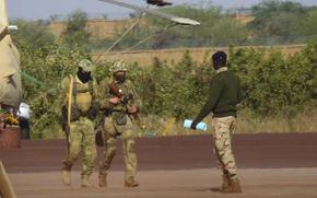 This undated photograph handed out by French military shows Russian mercenaries, in northern Mali. Russia has engaged in under-the-radar military operations in at least half a dozen countries in Africa in the last five years using a shadowy mercenary force analysts say is loyal to President Vladimir Putin. The analysts say the Wagner Group of mercenaries is also key to Putin's ambitions to re-impose Russian influence on a global scale. (French Army via AP)