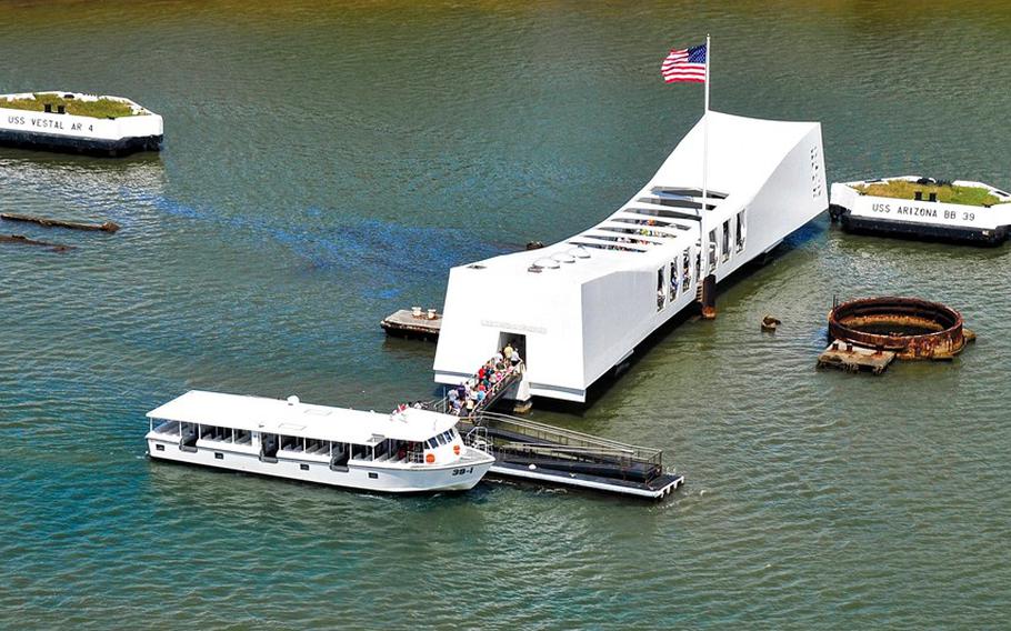 The Pearl Harbor National Memorial.