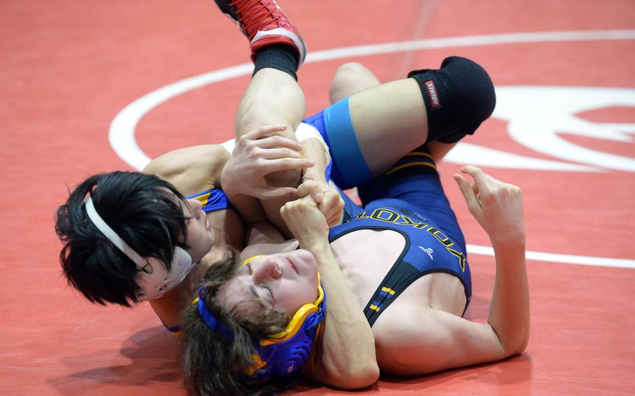 Hiroyuki Sen of St. Mary's won the 114-pound title at the "Beast" tournament.