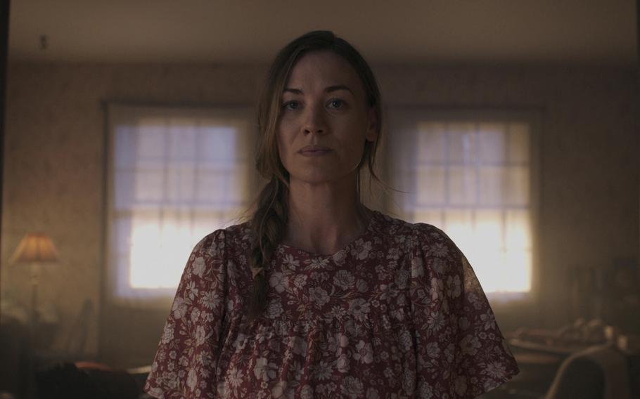 Serena (Yvonne Strahovski) in “The Handmaid’s Tale.”