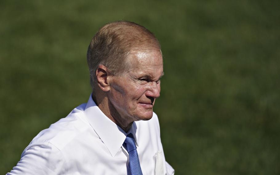 Bill Nelson, administrator of the National Aeronautics and Space Administration, on the South Lawn of the White House in Washington, D.C., on Aug. 9, 2022. 