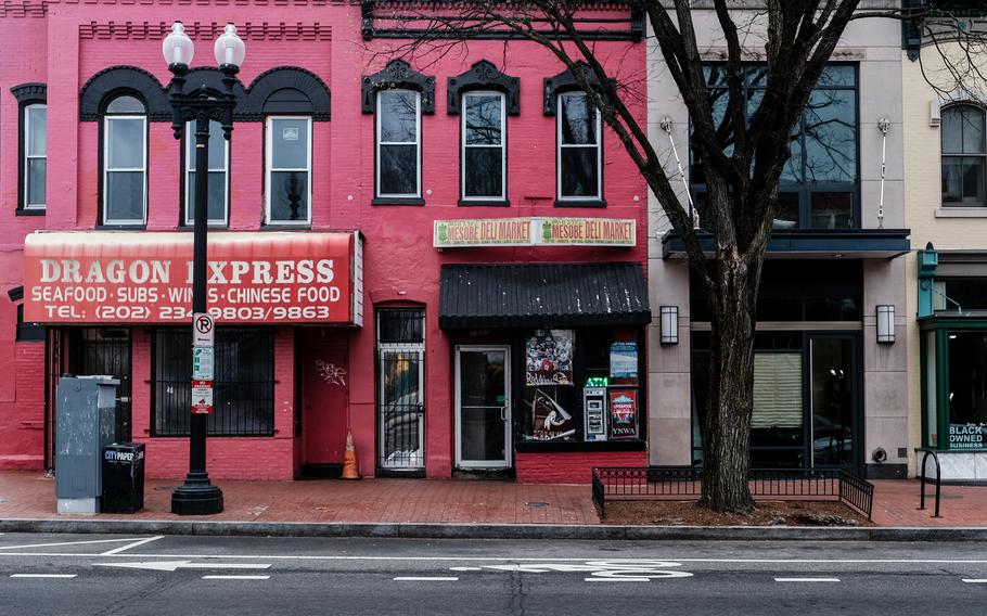 Mesobe Deli Market, right, now occupies the space of S.W. Keys on Seventh Street NW. 