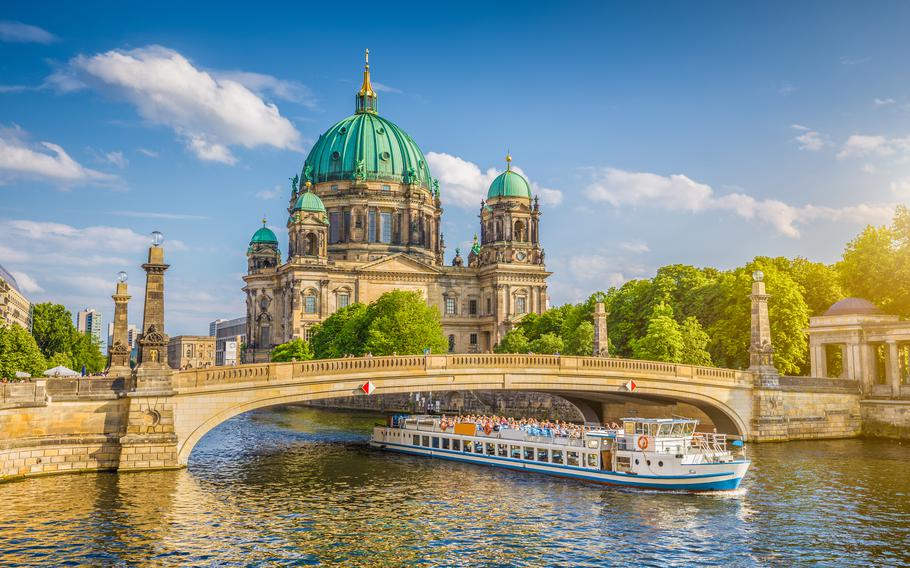 RTT Travel Ramstein offers a tour of Berlin on Aug. 5-7. Pictured: Historic Berlin Cathedral (Berliner Dom) and the Friedrichsbrucke bridge.