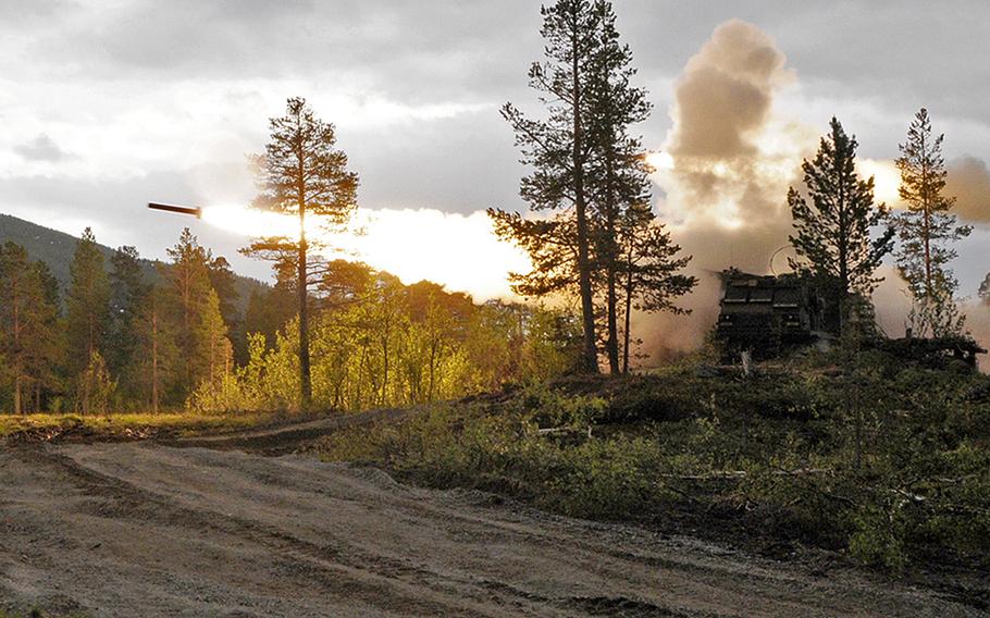 Soldiers assigned to 1st Battalion, 6th Field Artillery Regiment, 41st Field Artillery Brigade conducted the first U.S. Multiple Launch Rocket System live-fire in Norway in more than 25 years during Exercise Thunderbolt, June 10, 2021, in Setermoen. 