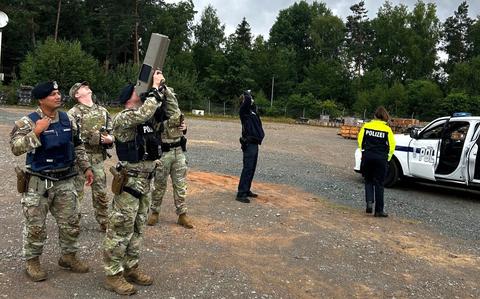 Ramstein drone intrusion response drill engages Air Force, Army garrison and German police