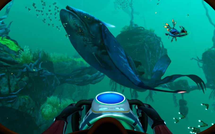 In Subnautica: Below Zero, players explore an underwater world on an alien planet.