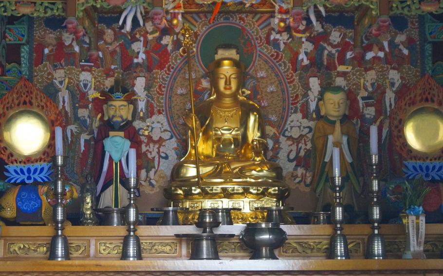 Sudosa Temple was built in A.D. 852. According to legend, a Buddhist monk named Wonhyo achieved enlightenment after a life-changing event there. 