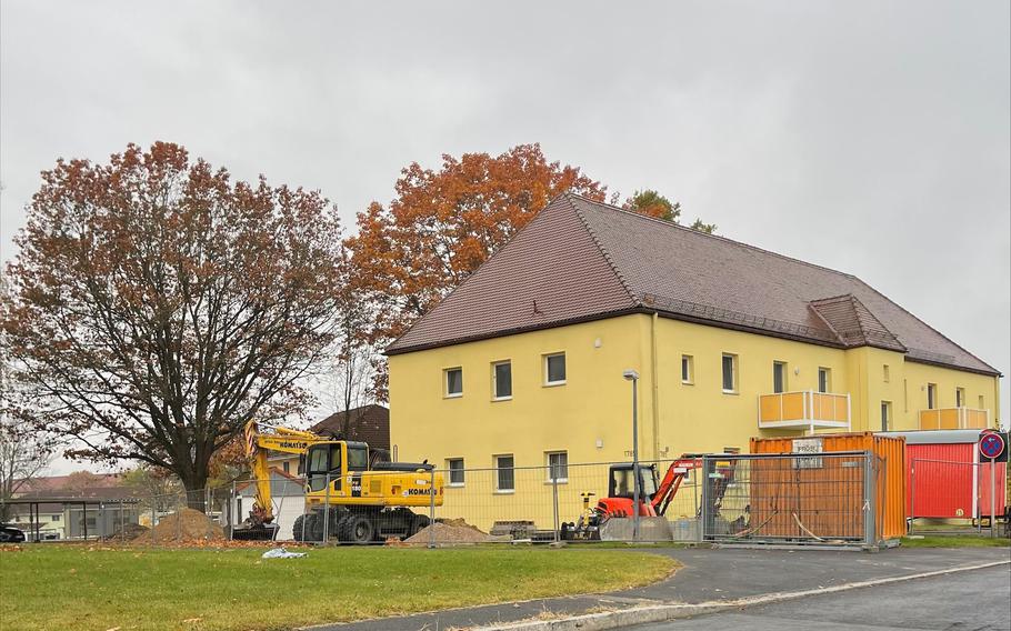 Renovations are being done at Rose Barracks in Vilseck, Germany. Various projects in the area are seen by Germans in nearby communities as a sign that the U.S. Army plans to stay at the garrison. Former President Donald Trump had planned to close the installation as part of a drawdown in Germany. 