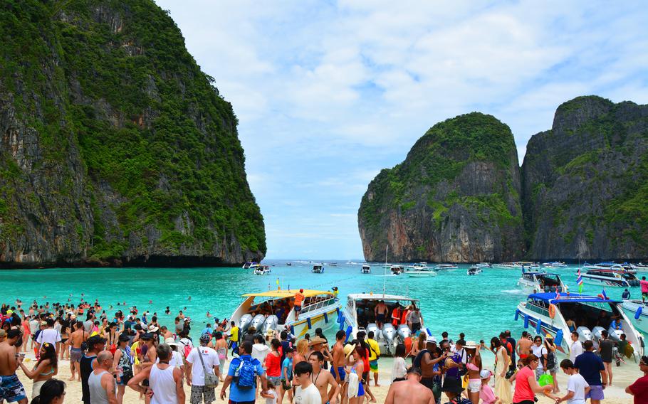 Thailand Beach Made Famous by Leonardo DiCaprio's 'The Beach