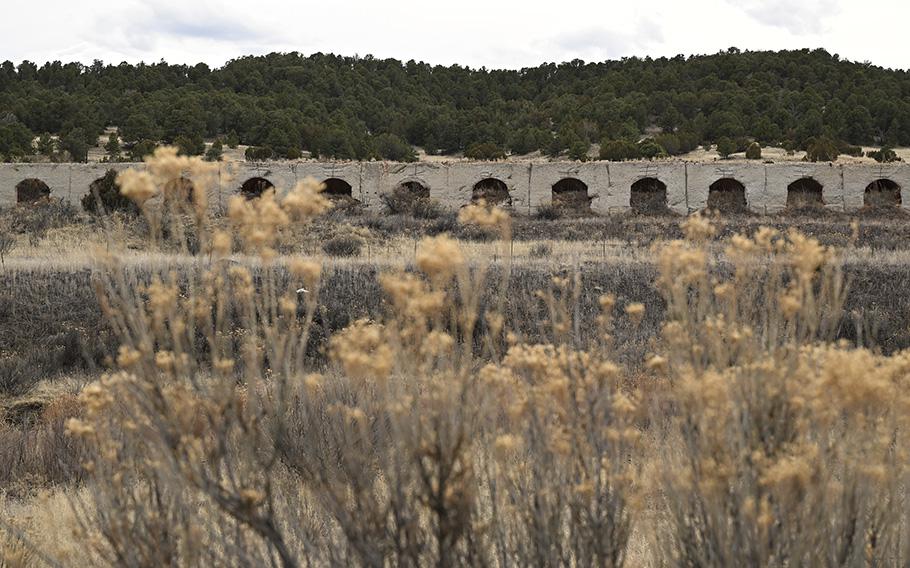 Coke ovens used in the former coal mining town of Cokedale, that is 6 miles west of Trinidad in Las Animas County, can be seen from the road on March 20, 2023 in Cokedale, Colorado. 