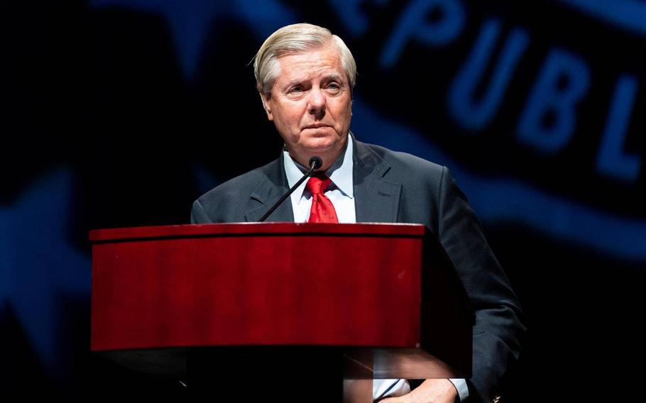 South Carolina Sen. Lindsey Graham on July 29, 2022. 