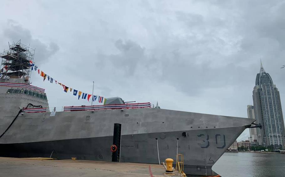 A U.S. Navy littoral combat ship named after Canberra, the capital of Australia.