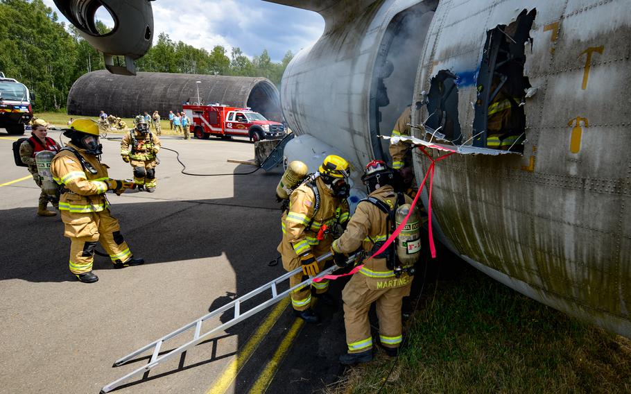 Ramstein airmen respond to real medical emergency during basewide