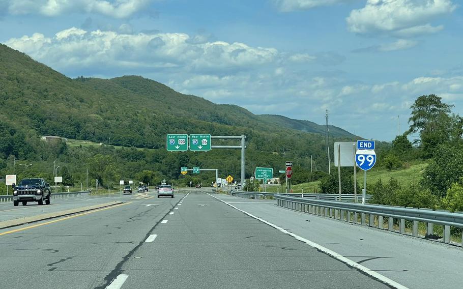 A section of Pennsylvania’s Interstate 99 named the Bud Shuster Highway. Former Rep. Bud Shuster of Pennsylvania, a congressional power broker whose mastery of earmarked spending and highway projects in the 1990s earned him the sobriquet “King of Asphalt,” died Wednesday at age 91.