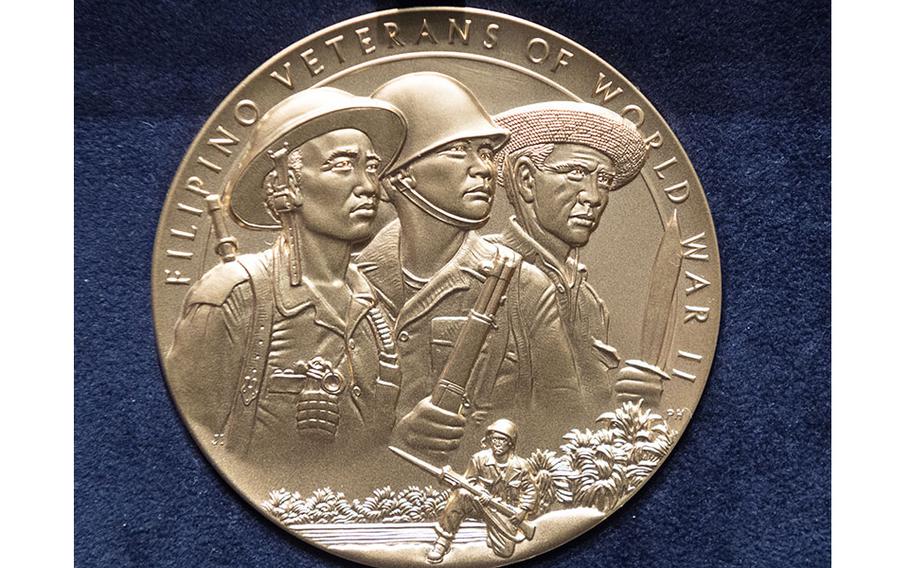 This congressional gold medal honors a quarter-million Filipinos who fought during World World II at a time when their country was a U.S. commonwealth.