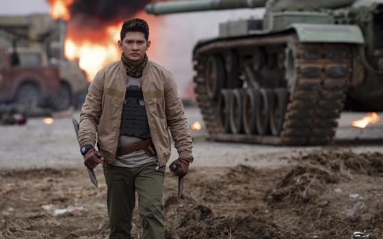 Iko Uwais is part of large cast of action stars in “The Expend4bles.”