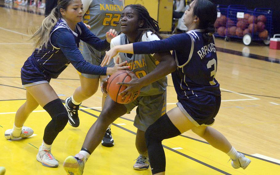 Jayla Johnson and Kadena are hoping to thread the needle to the Far East D-I tournament title they just missed out on by one point last year. It's been seven years since the Panthers won the tournament.