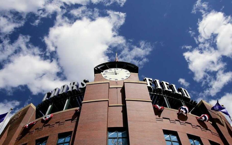 Coors Field in Denver, the host of the 2021 MLB All-Star Game.