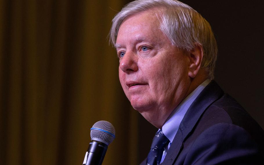 Sen. Lindsey Graham questioned why a low-ranking Massachusetts Air National Guardsman accused of leaking secret intelligence had access to the information and demanded people lose their jobs over the security failure.