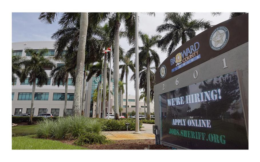 The Broward Sheriff’s Office Public Safety Complex in Fort Lauderdale is shown on Thursday, Oct. 12, 2023. 