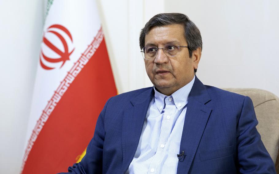 Former Iranian Central Bank chief Abdolnasser Hemmati, a candidate in Iran's upcoming presidential election said on Wednesday, June 9, 2021, he'd be willing to meet with U.S. President Joe Biden if he wins his country's election next week, though "America needs to send better and stronger signals" to the Islamic Republic.