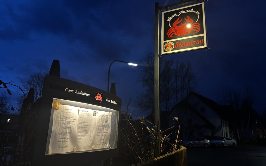 Casa Andalusia, a Spanish restaurant in Weiden, Germany, is easy to miss because it blends into the surrounding neighborhood.