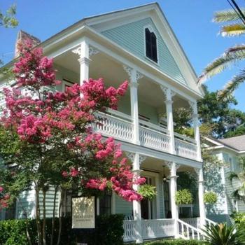 View of the exterior of the Addison bed-and-breakfast on Amelia Island, Fla.