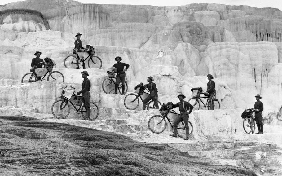 In 1987, the 20 Black members of the 25th Infantry Regiment Bicycle Corps — Buffalo Soldiers, they were called — along with two officers and a reporter rode up and over the mountains of Montana, across Wyoming and Nebraska and all the way to St. Louis, where they were met by an estimated 1,000 civilian cyclists and accompanied to a parade in their honor.